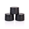 50ml black Round Cosmetic Container PET Plastic Jar